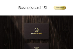 Business Card Bundle Template Mockup