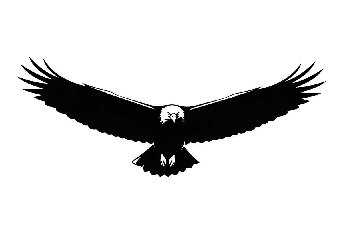 50 Flying Eagle Silhouette Vector Bu, an Illustration by Designs_River (Photo 11 of 51)