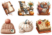 Cozy Autumn Sublimation Clipart, an Illustration by DreamArtGraphic (Thumbnail 3 of 4)
