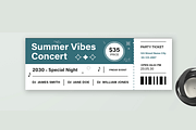 Event Party Ticket Template, a Card Template by MightyDesign (Thumbnail 3 of 6)