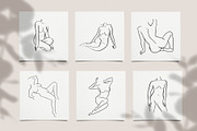 Body & Soul. Female Figure Line Art, a Healthcare Illustration by mejorana (Thumbnail 5 of 12)