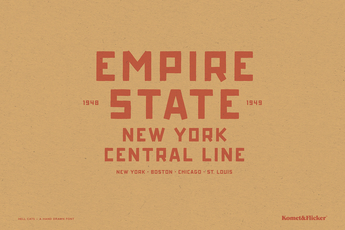 HELL CATS, a Sans Serif Font by Komet & Flicker (Photo 11 of 13)