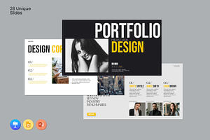 Portfolio Presentation Template, a Presentation Template by Slide_Genius1