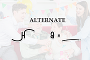 Birthday Family | Script Font, a Script Font by Scratchones (Thumbnail 8 of 9)