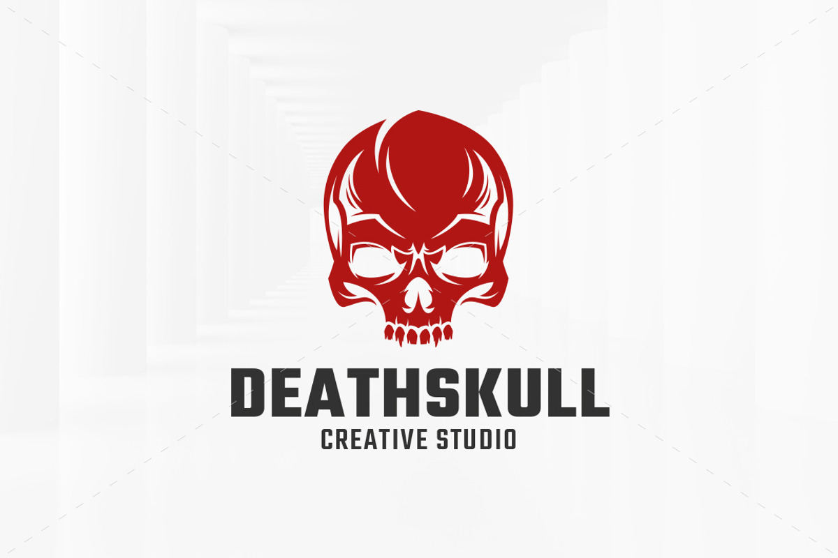 Death Skull Logo Template, a Branding & Logo Template by LOGOMAGINE