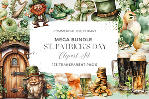 St Patrick's Day Clipart Bundle