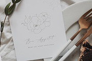 Magnolia Line Art Illustration, a Decorative Illustration by WalaPalette (Thumbnail 3 of 4)