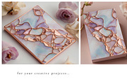 Opal Stone & Blush Pink Textures, a Texture Graphic by by creative paper (Thumbnail 8 of 11)