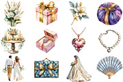 Luxury Wedding Clipart Bundle, an Illustration by Pixels.Craft (Thumbnail 5 of 7)