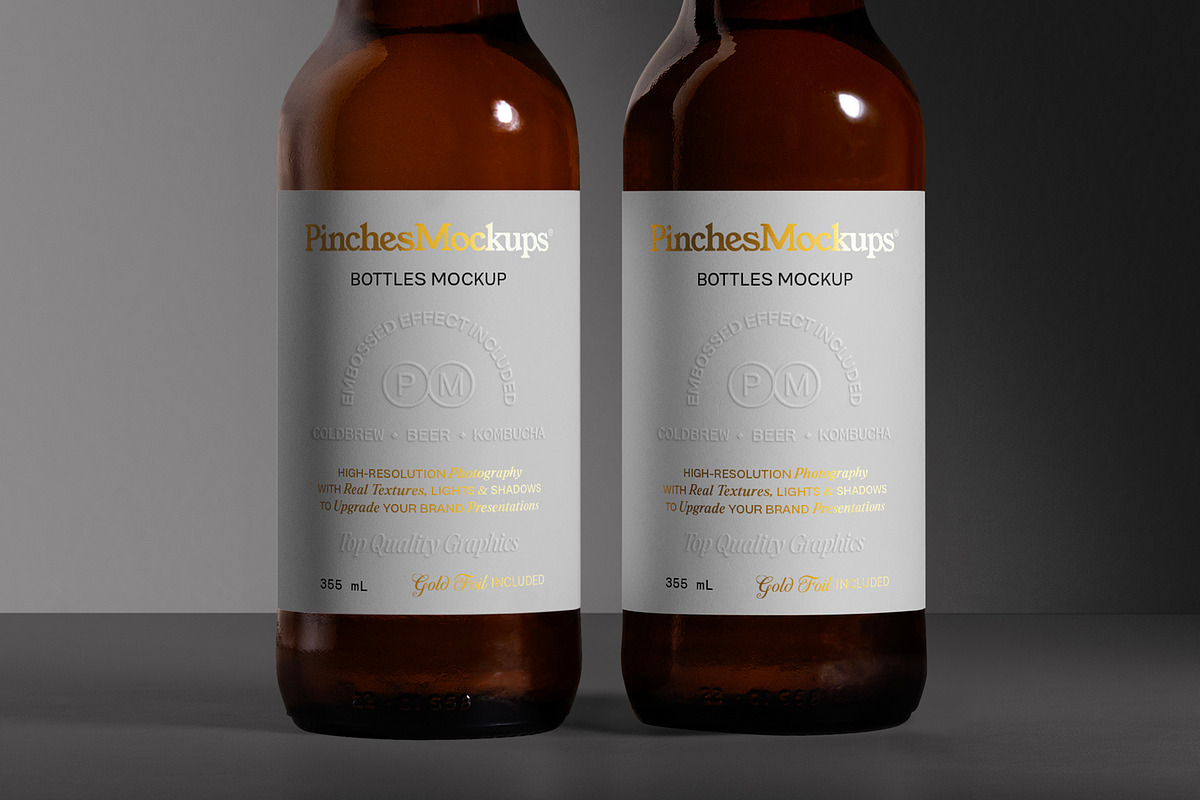 Bottles Mockup PMBTM19, a Packaging Mockup by PinchesMockups© (Photo 2 of 5)