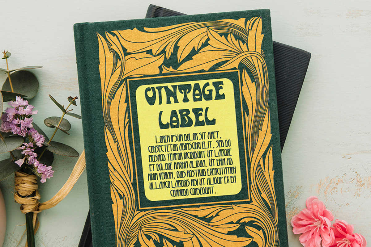 Label Art Nouveau - sets, a Decorative Illustration by Stanislav Kharchevskyi (Photo 5 of 12)