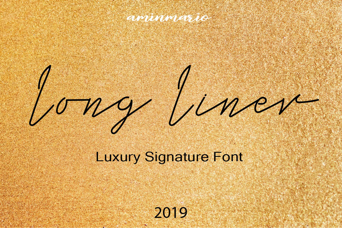 Best Handwritten Bundle 20 Fonts, a Script Font by AMINMARIO (Photo 16 of 20)