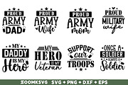Military SVG Bundle 40 Designs, an Illustration by ZoomkSVG (Thumbnail 2 of 7)
