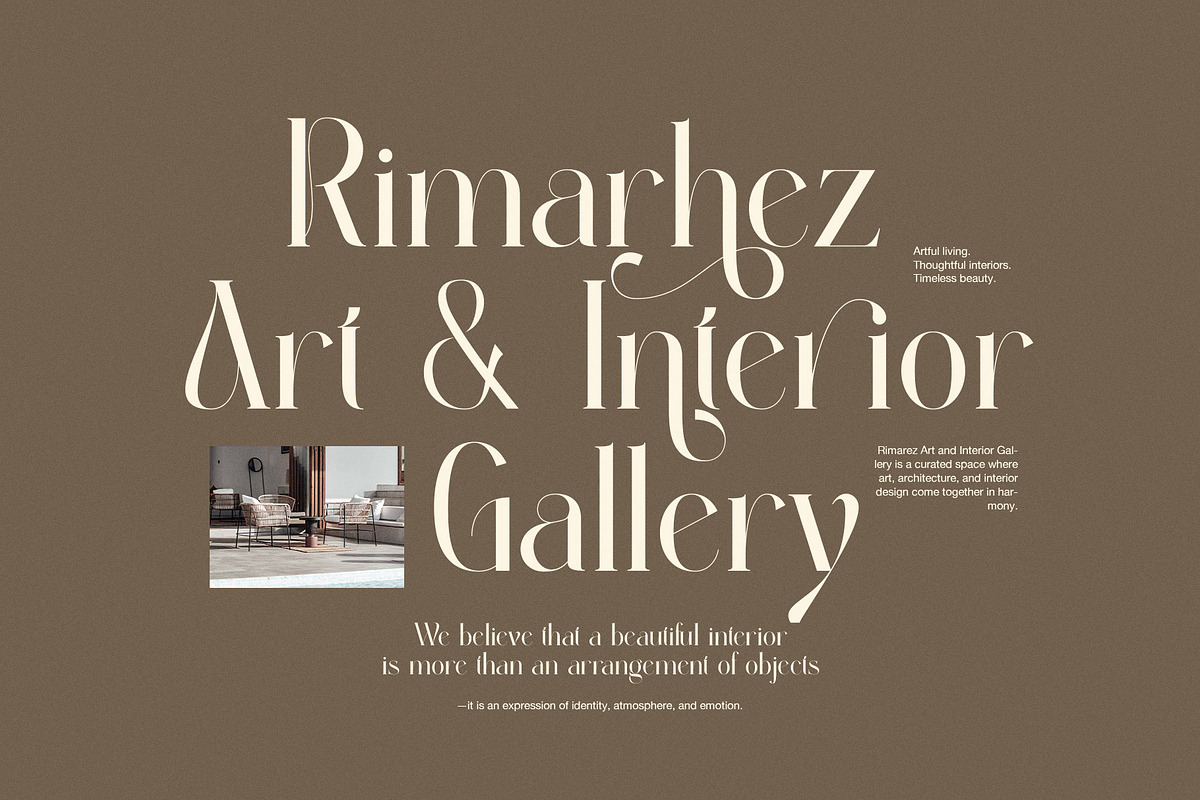 Aginda Elegant Serif Font, a Serif Font by Perfectype (Photo 4 of 8)