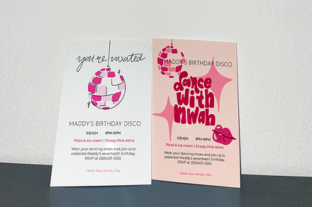 Themed Party Invite, Disco, an Invitation Template by skylarPitts