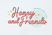 Honey and Friends | Fun Script, a Script Font by Forberas Club (Thumbnail 1 of 8)