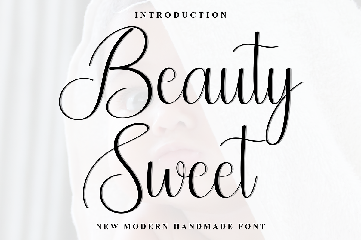 BeautySweet, a Handwritten Font by InermediaSTUDIO (Photo 1 of 8)
