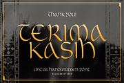 Cayed Font, a Blackletter Font by Allouse Studio (Thumbnail 10 of 10)