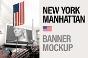 Banner Mockup in New York City, an Advertising Mockup by Brandacle Mockups (Thumbnail 5 of 8)