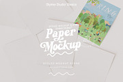 Paper Poster & Card Mockup | BASICS, a Books & Magazine Mockup by Stykke Studio (Thumbnail 9 of 9)