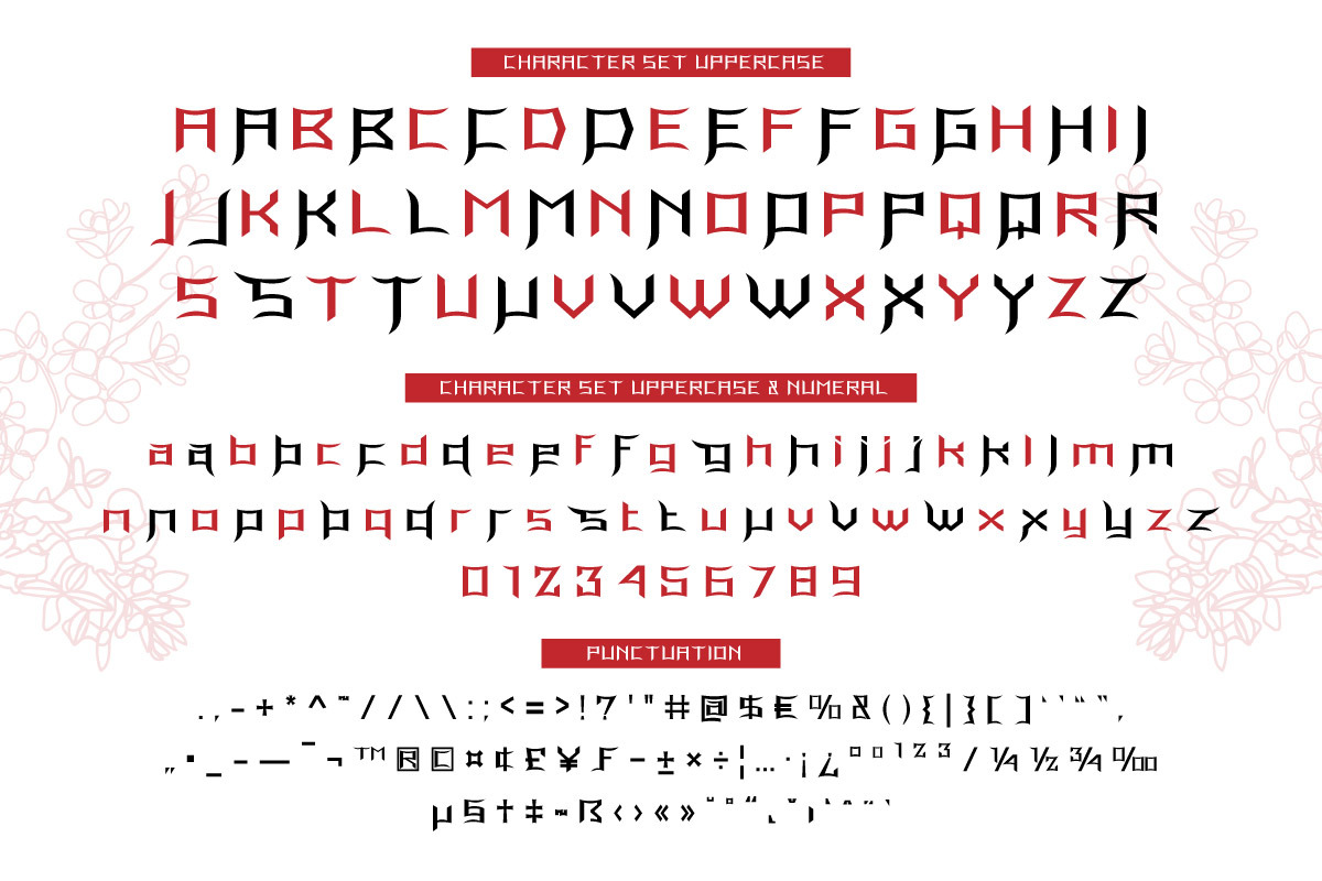 Fujiso - Japanese Style Font, a Sans Serif Font by trabaskriya (Photo 7 of 8)