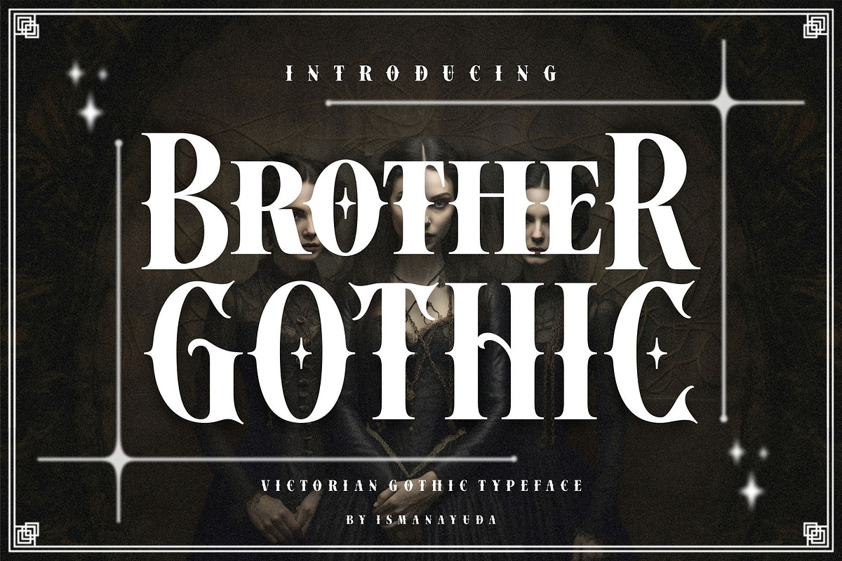 BROTHER GOTHIC, a Blackletter Font by ismanayuda (Photo 1 of 5)