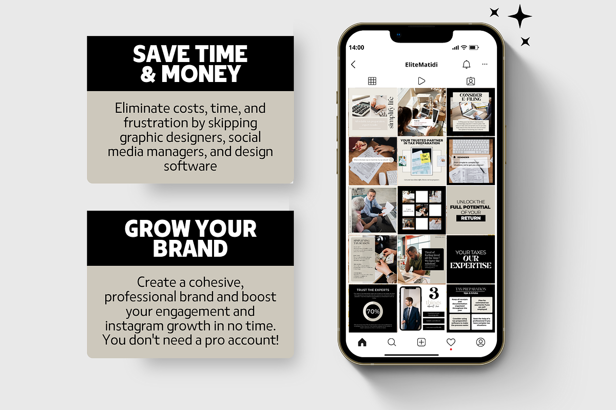Tax Preparer Marketing, a Social Media Template by EliteMatidi (Photo 4 of 8)