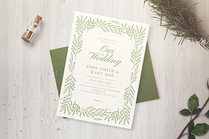 Botanical Wedding Invitation