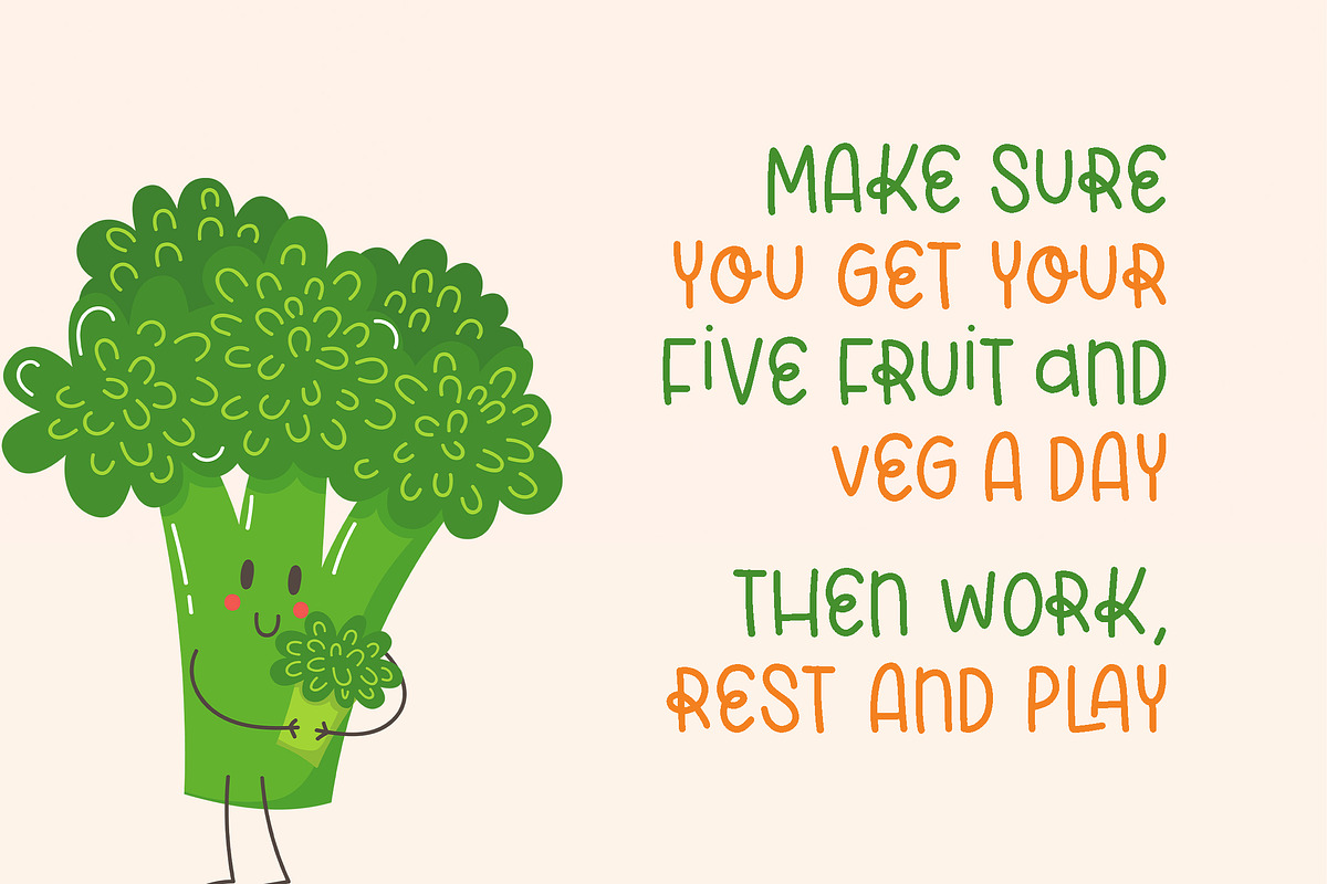 A Little Kale Font, a Font by Lollipop Hand Drawn (Photo 2 of 7)