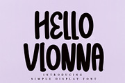 HELLO VIONNA, a Sans Serif Font by InermediaSTUDIO (Thumbnail 1 of 7)