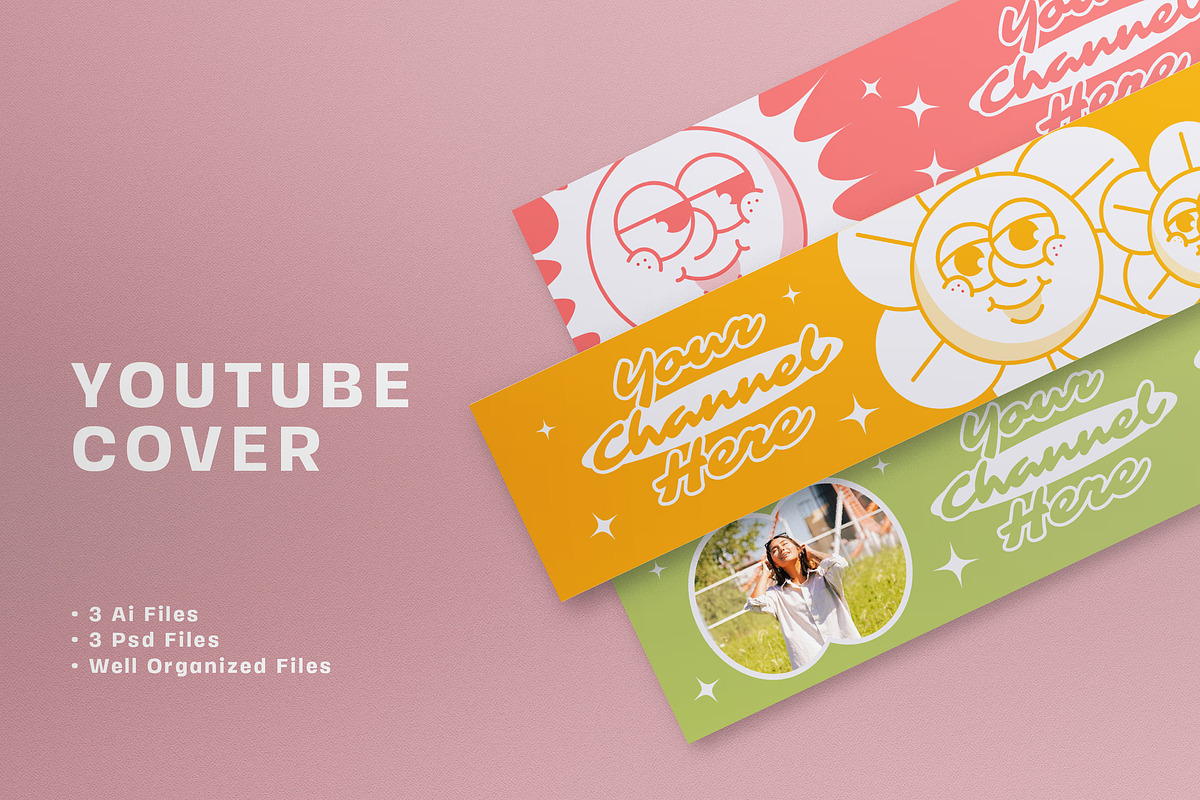 Orange Boho Summer YouTube Cover, a Social Media Template by graphicook (Photo 1 of 3)