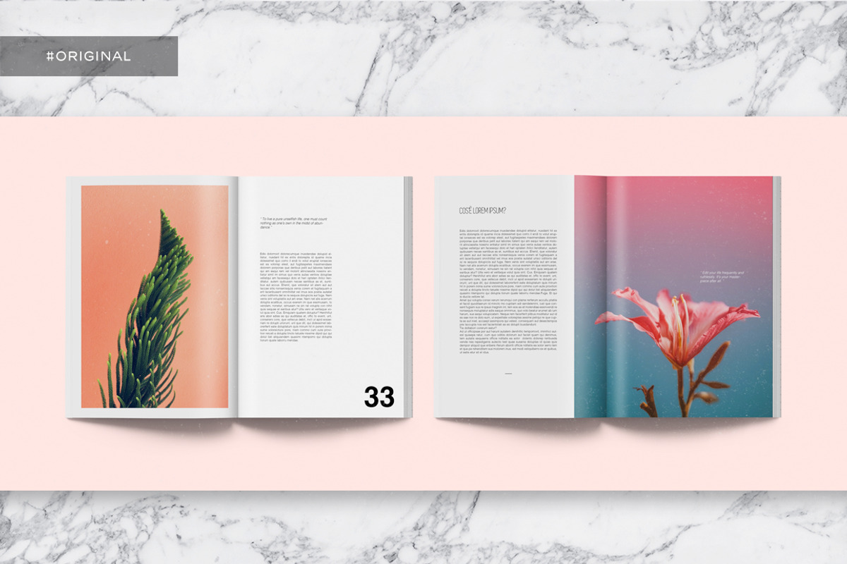 Minimal Magazine Template, a Magazine Template by n.A Studio (Photo 7 of 9)