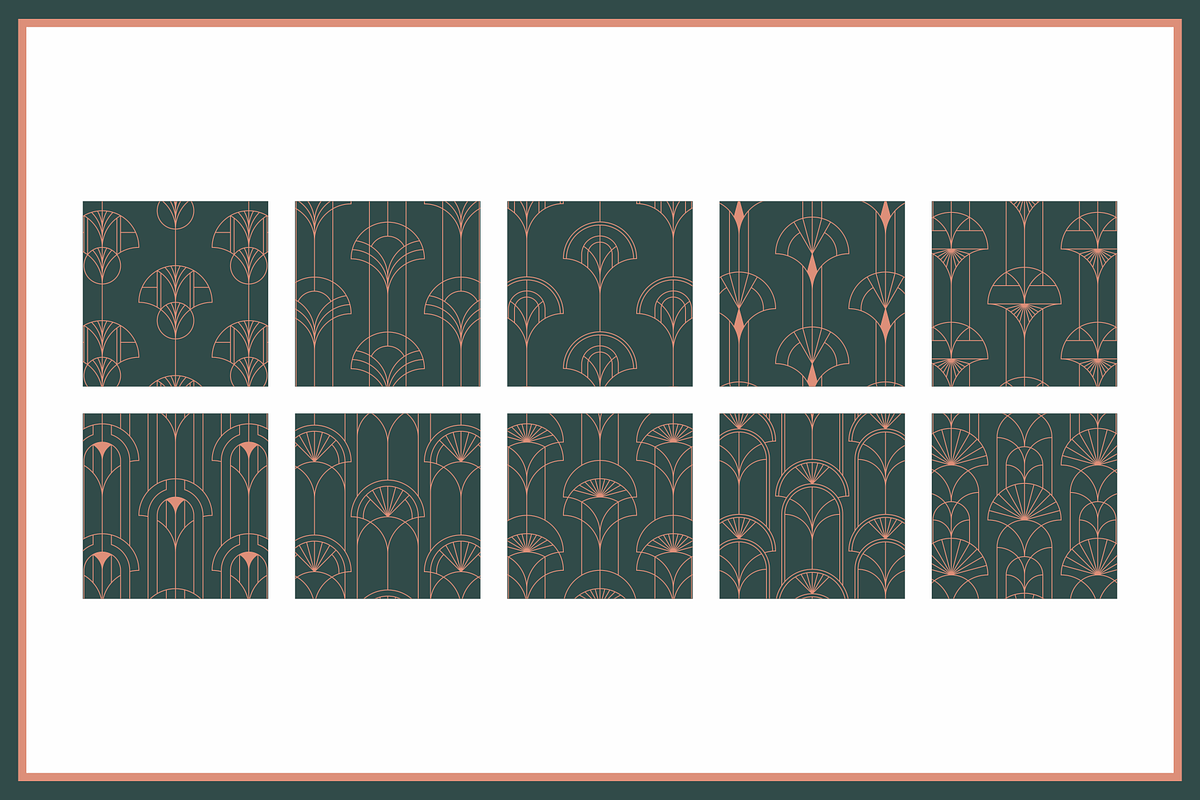 40% OFF | All Fish Scale Art Deco, a Pattern Graphic by Firowerk (Photo 13 of 13)