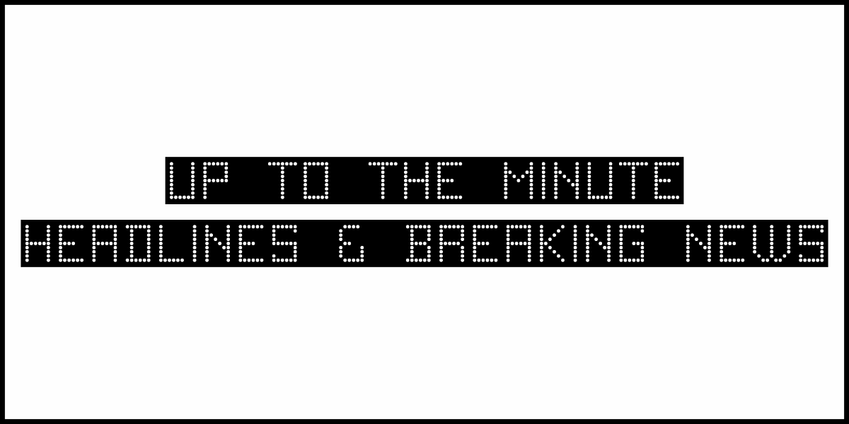 News Ticker JNL, a Font by Jeff Levine Fonts (Photo 4 of 5)