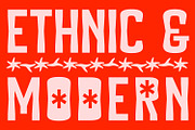 Etnow - Ethnic Font, a Sans Serif Font by Khoir (Thumbnail 14 of 14)