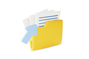 3d Business Folder Document File, a Templates & Theme by Bigmouse_art (Thumbnail 2 of 2)