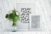 30 abstract black and white patterns, a Pattern Graphic by pineart (Thumbnail 7 of 7)