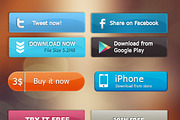 Web Buttons Pack, a Templates & Theme by DesignSpot (Thumbnail 1 of 2)