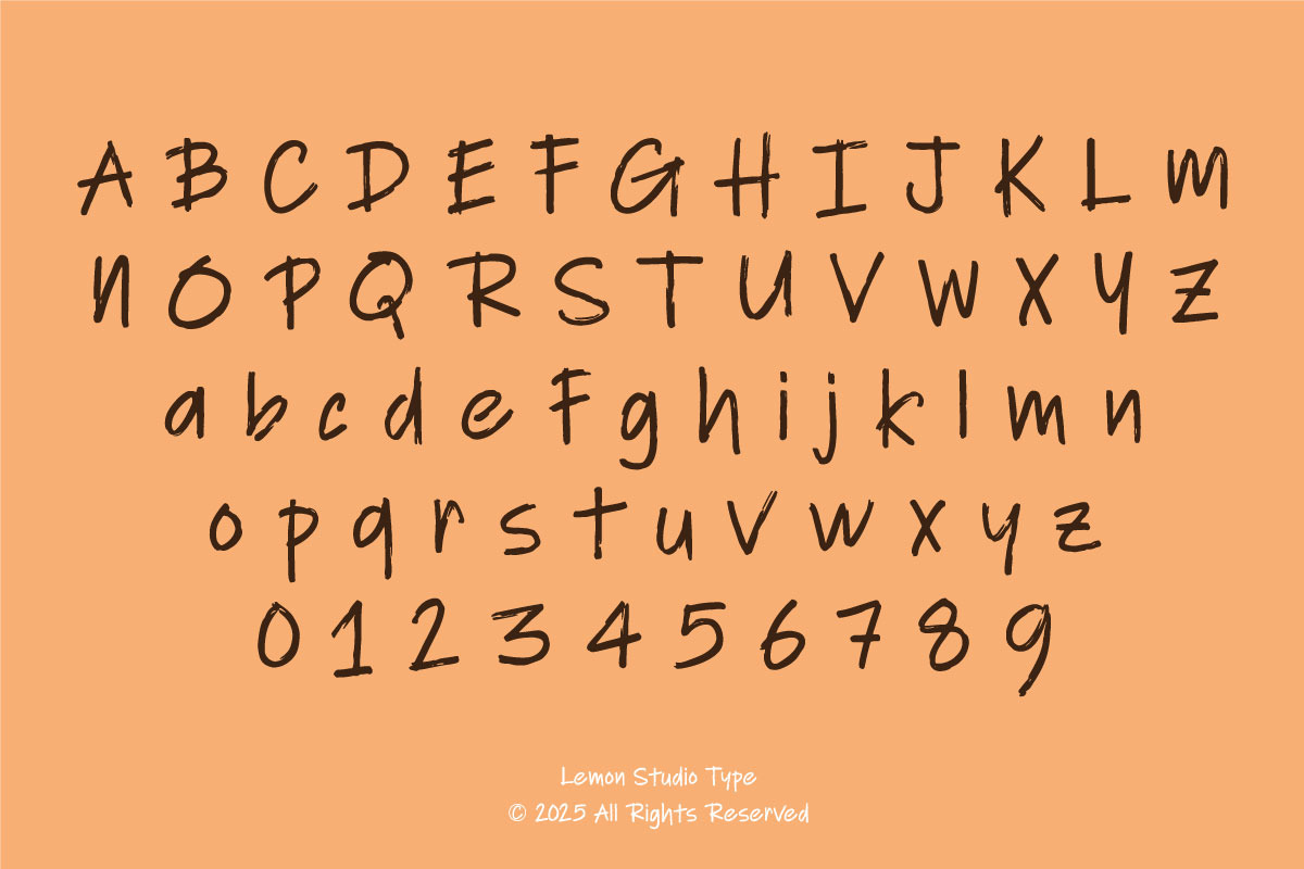 Bitten Cheez, a Handwritten Font by Lemon Studio Type (Photo 2 of 5)