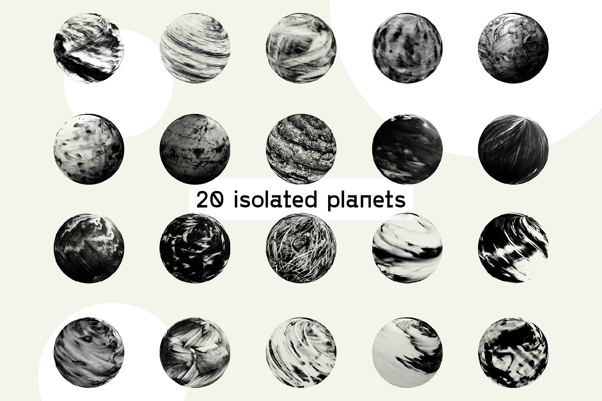 Exoplanets | Graphic set | 20 PNG's, an Object Graphic by Artem Vorotnikov (Photo 2 of 13)