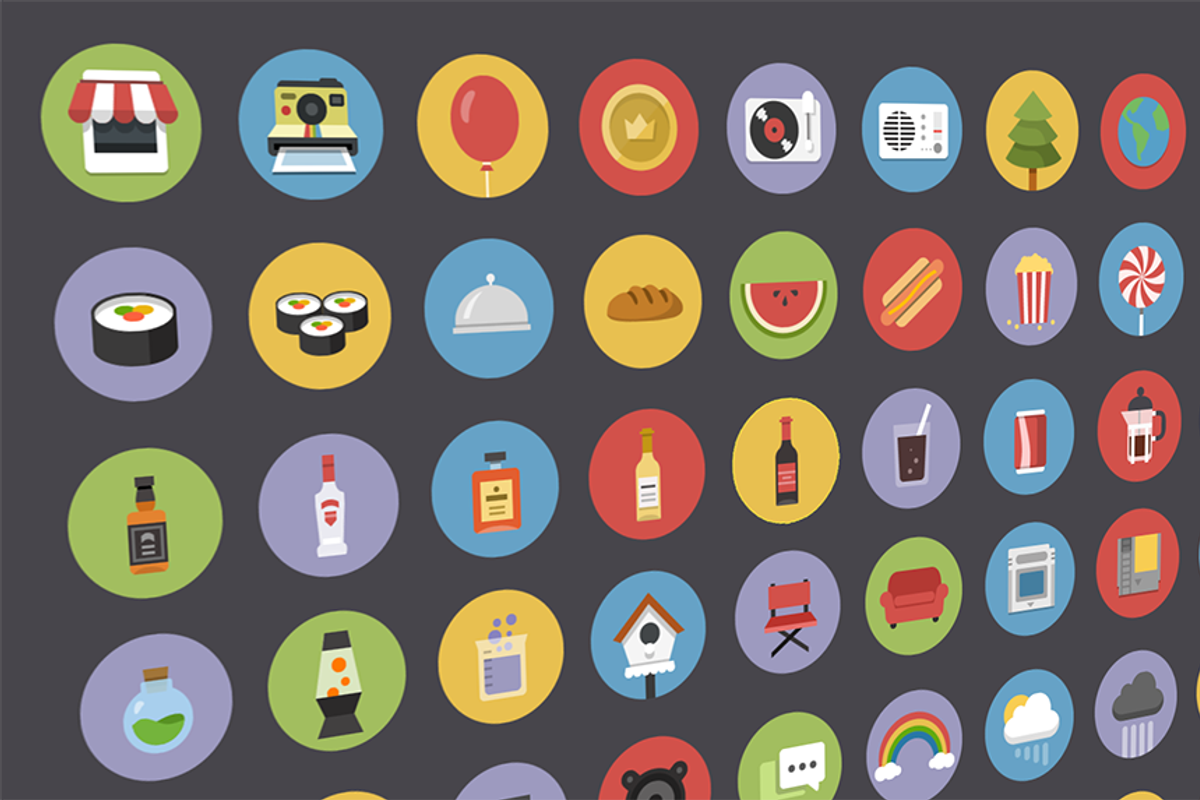 Flatties Vol 3 - Flat style icon set, an Icon by Ui Store (Photo 4 of 4)