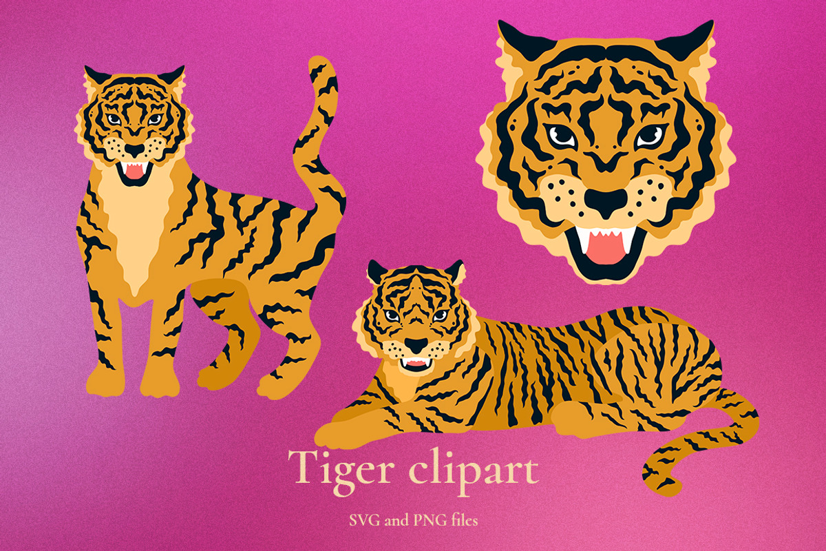 Tiger Head SVG Cricut, tiger vector, an Object Graphic by CreativeByLu (Photo 1 of 4)