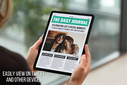 Front Page Newspaper Template, a Flyer Template by ZoloDesignHub (Thumbnail 4 of 7)