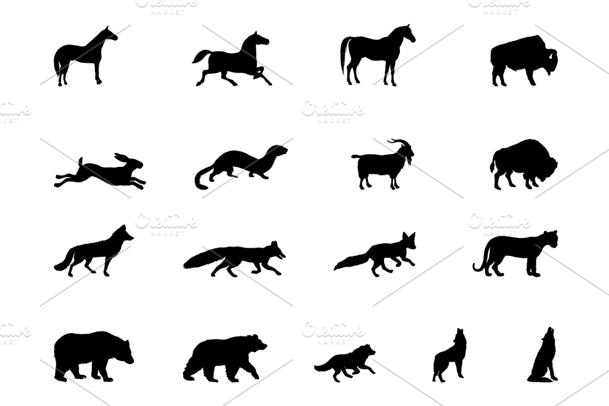 Rustic Animals Clipart - AI PNG EPS, an Animal Illustration by BirDIY Design (Photo 5 of 8)