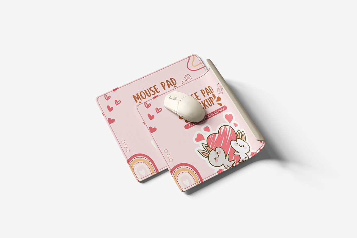 Mouse Pad Mockup, a Product Mockup by Indah (Photo 2 of 6)