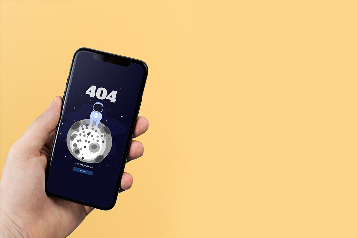 404 Animated Error Page, a HTML Template by land art (Photo 2 of 5)