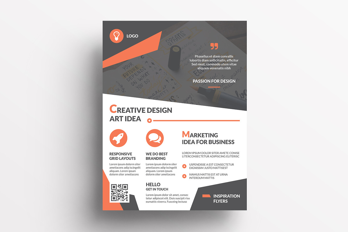 Creative Corporate Flyer Bundle V1, a Flyer Template by KHIDD (Photo 3 of 4)