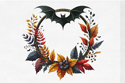 Black & Purple Gothic Autumn Clipart, an Illustration by Designking (Thumbnail 2 of 4)