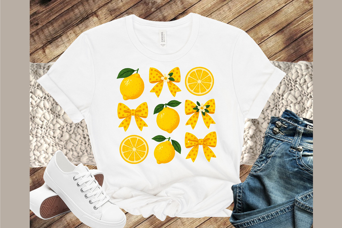 Coquette Lemon Png,Cute Lemon Floral, an Illustration by Sublimation Artist (Photo 7 of 9)