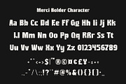 Merci Bolder – Bold Typeface, a Sans Serif Font by MERCI STUDIO (Thumbnail 7 of 9)